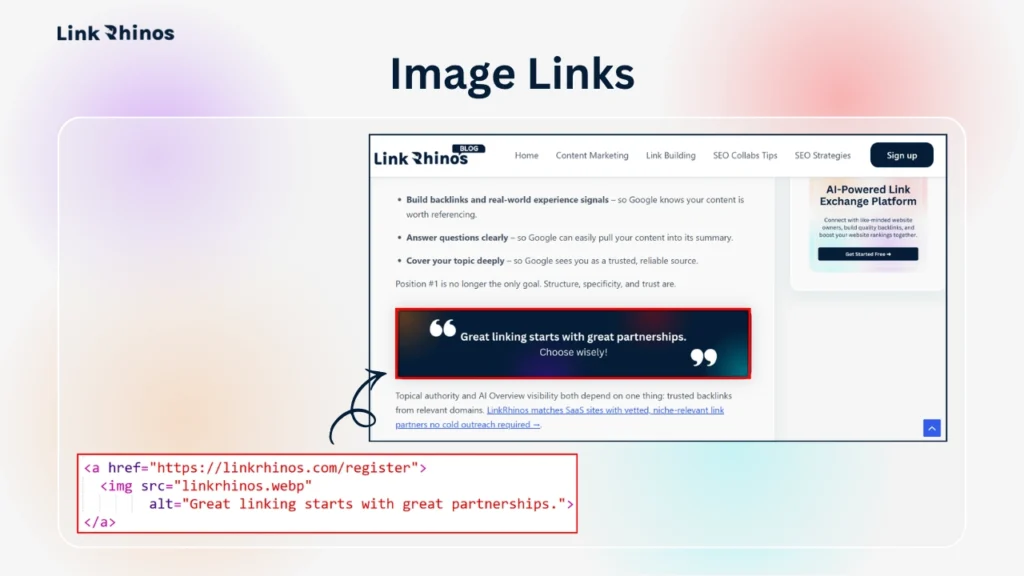 What are Image Links